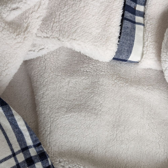 J.Crew Plaid Sherpa Lined Flannel Camp Jacket | Cozy Cabin Wear 2X NWT - Picture 10 of 13